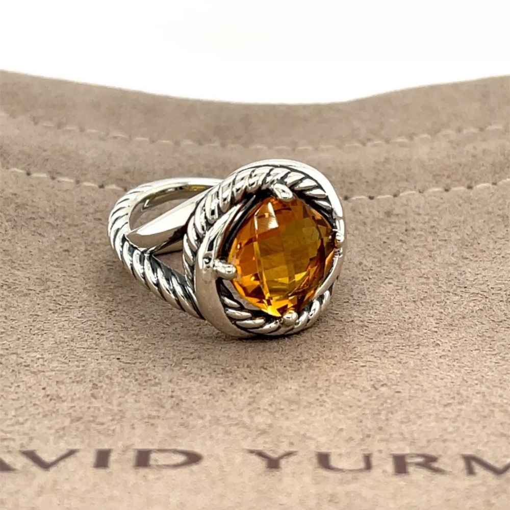 DAVID YURMAN infinity Ring 11mm Citrine ring